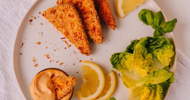 Knusprige Tofu Ecken: Ganz einfach panieren ohne Ei