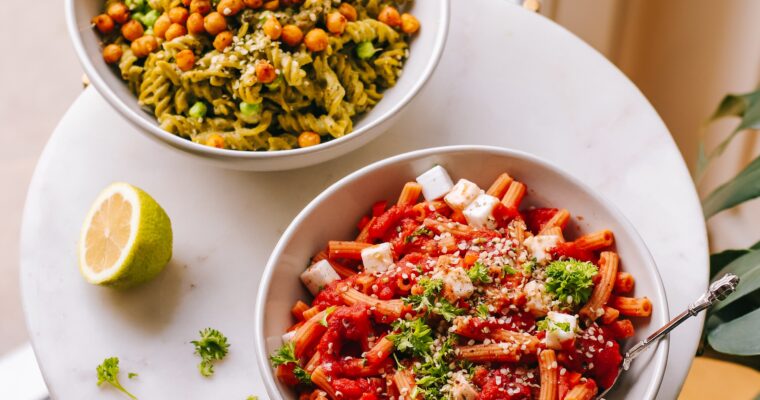 Meine 4 liebsten Pasta-Alternativen (glutenfrei, eiweissreich und gesund) & 3 leckere Saucen-Rezepte